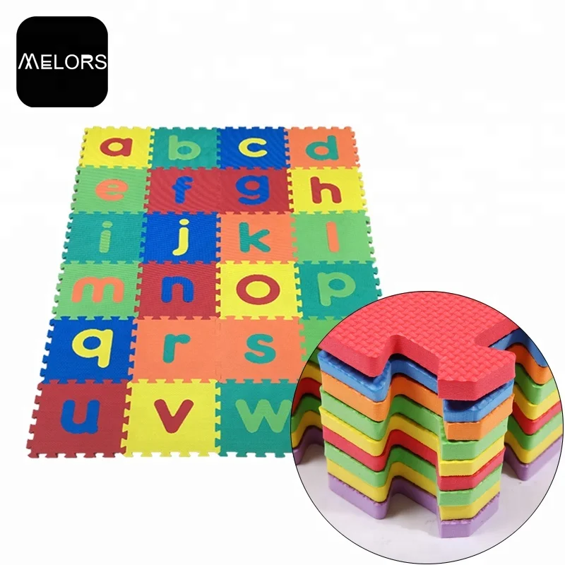 Melors Alphabet Numbers Eva Floor Mat Baby Room Jigsaw Play Mat
