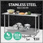Commercial 304 Food Grade Stainless Steel Kitchen Work Bench Prep Table