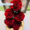 The design of love expression from Japan preserved rose in glass dome