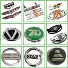 Best price hot sale plastic chrome 3D custom car logo emblems and their name badges