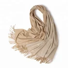 wholesale ladies girls women men pure mongolian double side cashmere infinity scarf shawl