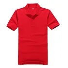 Men's t shirt eco-friendly blank t-shirt purple / black /blue/ yellow polo t shirt for middle-aged man