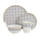 printing decal porcelain square dinnerware set