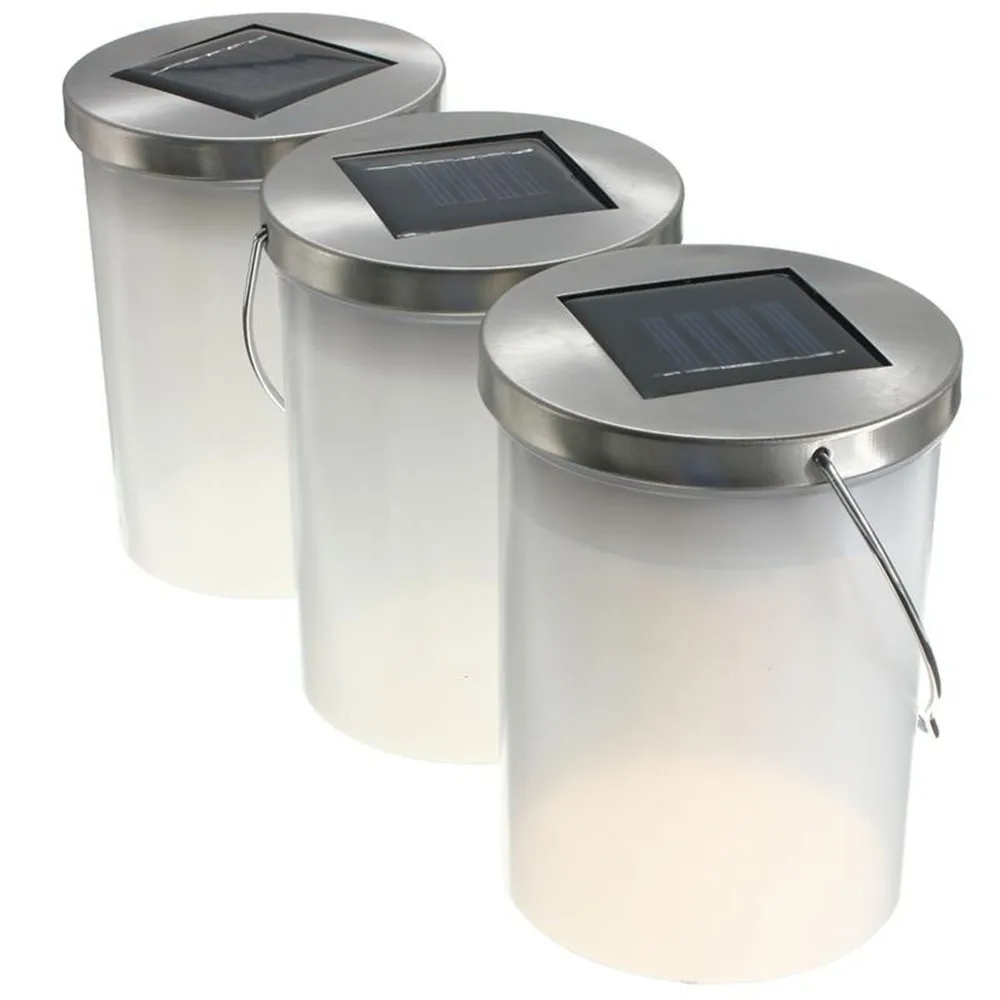 Waterproof Solar Power Hanging Cylinder Lanterns LED Landscape Path Yard Garden Outdoor Patio Holidays Decoration Light Lamp