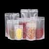 Packaging Frosted Self Clear Ziplock Heat Seal Baking Package Reclosable Snacks Stand Up Food Pouch Matte Zip Lock Plastic Bag