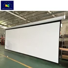 300 inch large motorized/electric projection/projector screen with remote control