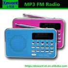L-938 mini vintage radio antique rechargeable digital fm pocket radio