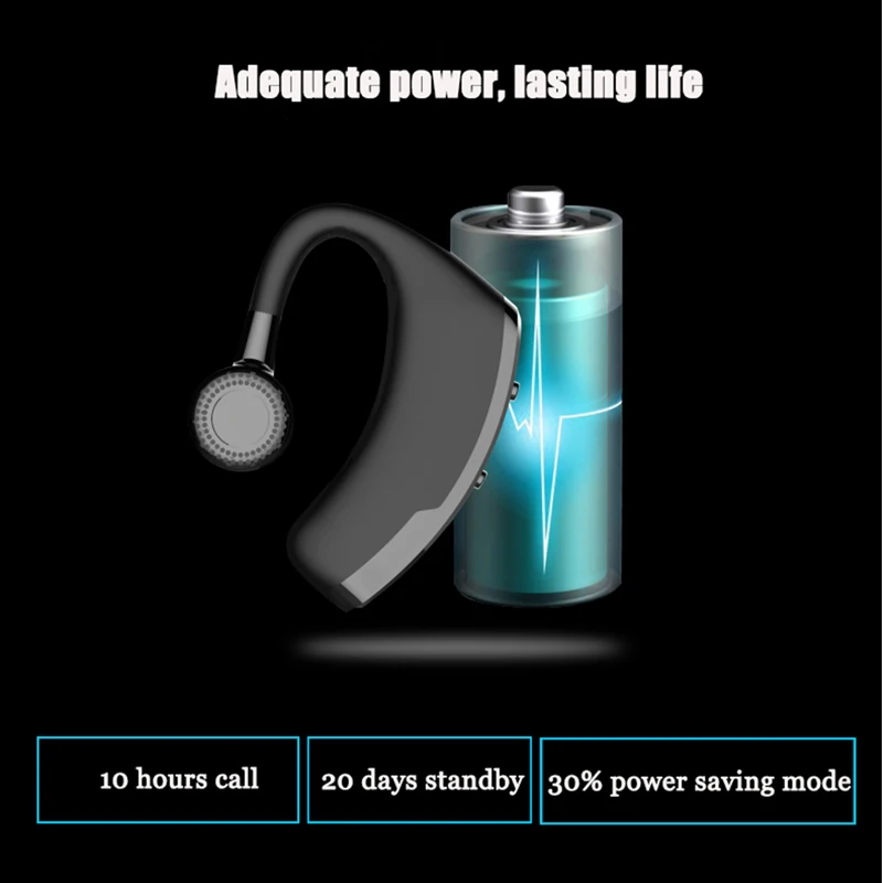 V9 Sport Earphone,True Wireless Single Business Earbud,Voice Control Call Driver Headset,Rotate With Mic Support OEM/ODM - ANKUX.COM