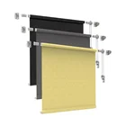 Blackout roller blind 18mm european adjustable easy fix without drilling roller blind