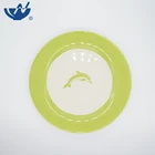 Set of 6 dinnerware wholesale ceramic round plate dinner plates set