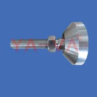 Anti-slid rubbe pad M24*150 Adjustable Metal Leveling Feet