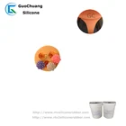 platinum rtv-2 liquid silicone rubber raw material for candy fondant moulding