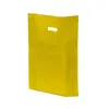 Plastic HDPE Bag Yellow Color Large with Handle Packed clothe and shoes