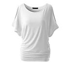 Wholesale Latest Ladies Apparel Dress Western Tunic Design Pictures Short Sleeve Fashion Women Blouse plus size tunics