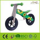 Wholesale 10" Sunflower Wooden Balance Bicycle as Kids Bike Toy