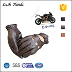 men's fashion driving sheepskin leather gloves