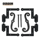 Shutter Hardware Hinges and Pintels Siding Mount (4) + Shutter Dogs S Hooks (2)
