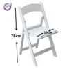 ZY39190 Classic White Wood Padded plastic outdoor Folding American Chair for wedding