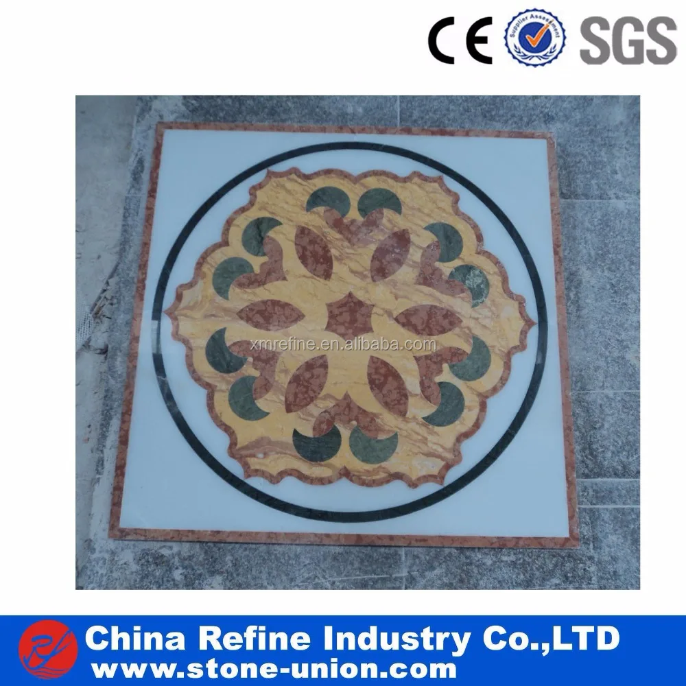 interior decoration waterjet marble medallion stone hotel flooring interior decoration waterjet marble medallion stone hotel flooring