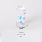colorful sand timer hourglass clock amber transparent clear glass sand timer hourglass with sand for decoration