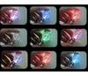 change color colorful acrylic LED mini bulb flashing glow keychain