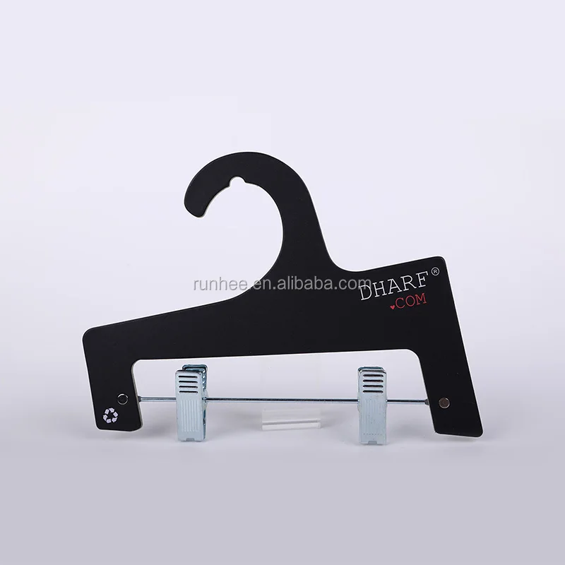 Offset Printing Recycled Paper Hangers With Metal Clips For Suits Jackets Coat Pants