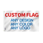 factory promotional cheap custom 3x5 ft nylon polyester printing soccer country national pennant banner flag