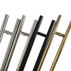Glass Pull Glass Door Pull Golden Handle Glass Wood Door Gold Handle I Shaped Door Pull