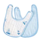 100% Cotton Washable Anti-Bacterial baby bandana drool bibs baby Bibs