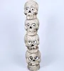 Happy Halloween Holiday Party Decorative 4 Stacked Skull