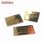 Custom Engraved Logo Metal Plate for fashion articles