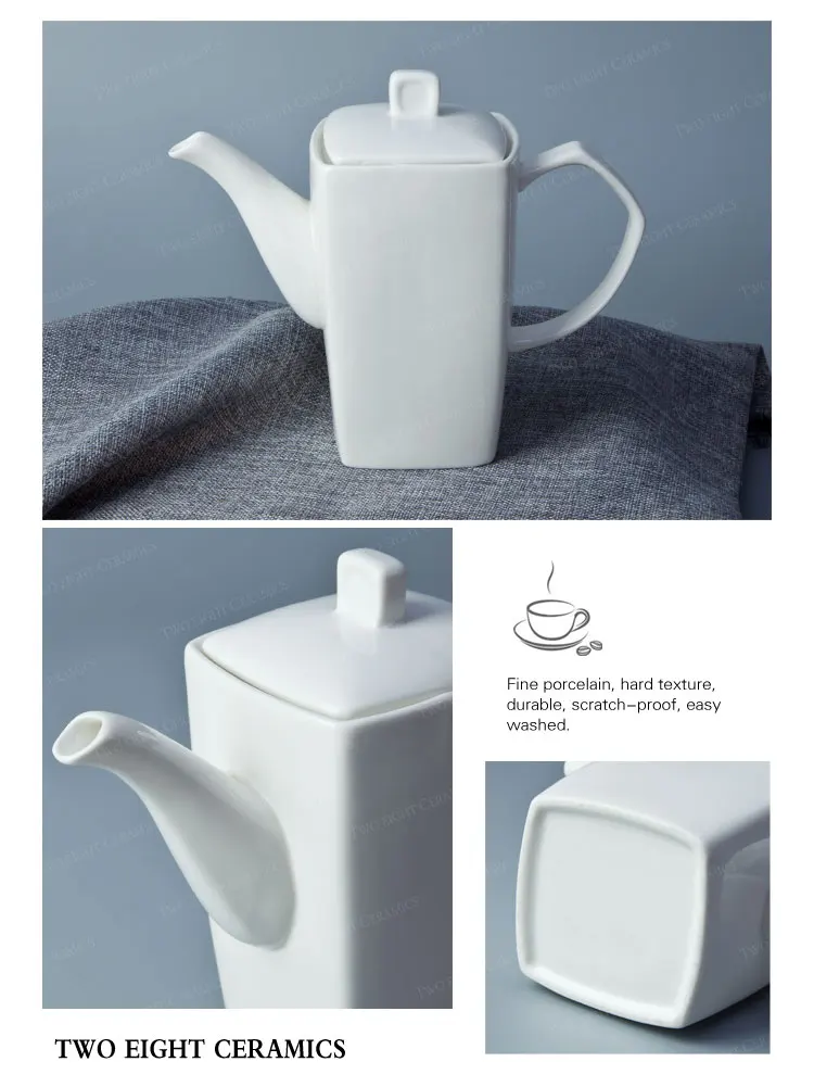 International hotel long term supplier unique decorative large ceramic teapot