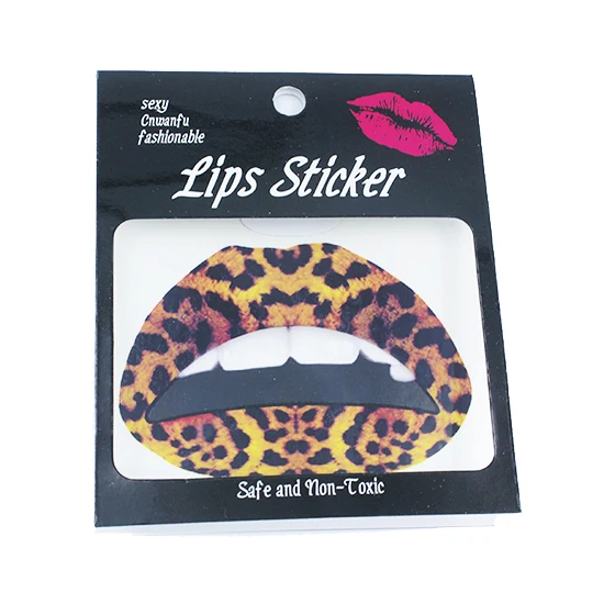 party gift sexy women funny lip sticker exaggerated stage makeup