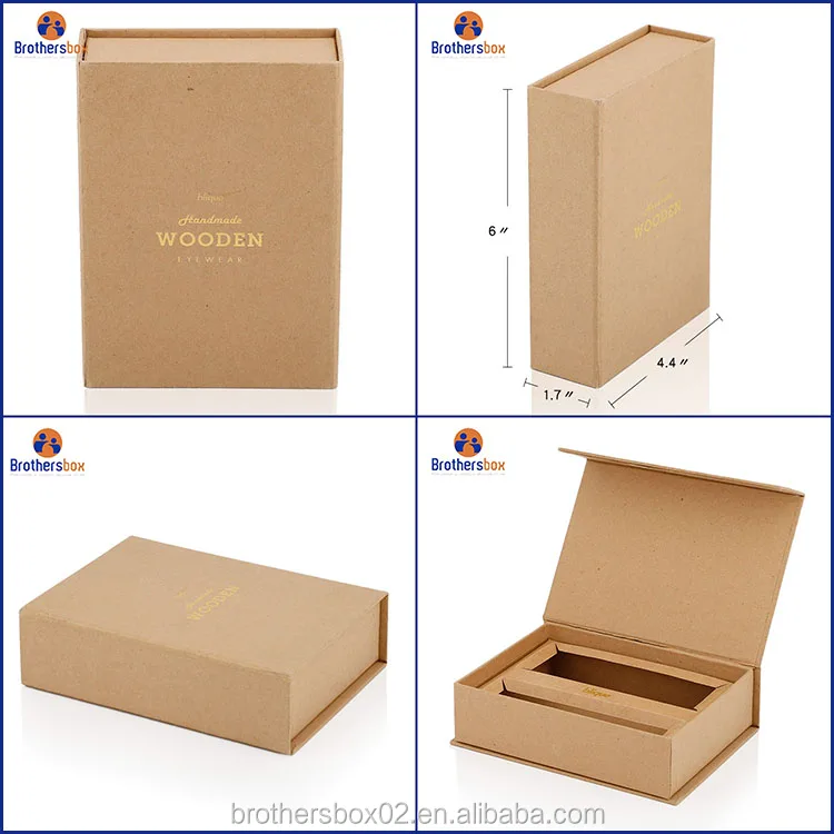 cardboard packaging boxes handmade folding kraft paper gift box