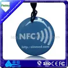 13.56MHz NFC Ultralight-C Epoxy Card/nfc epoxy tag with sticker on the phone for access control