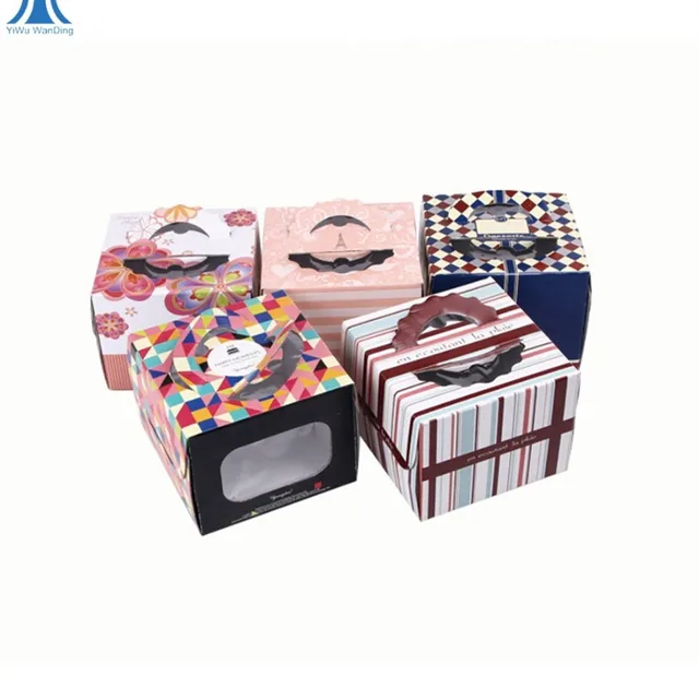 wholesale muffin cake boxes cupcake bakery box food packaging
