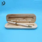 best gift set High quality engraving/printing custom logo promotional wooden ball point pen box set