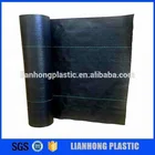 Black plastic weed barrier fabric, pp woven weed mat sheet, anti grass ground cover mats