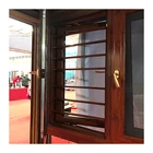 Commercial open style aluminium sliding glass window for office standard