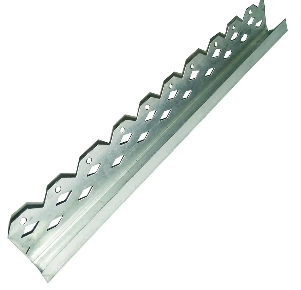 Galvanized Drywall Metal Corner Bead Perforated Angle Shadow Line