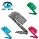 satin polyester Durag long durag head scarf for man wholesale logo durag