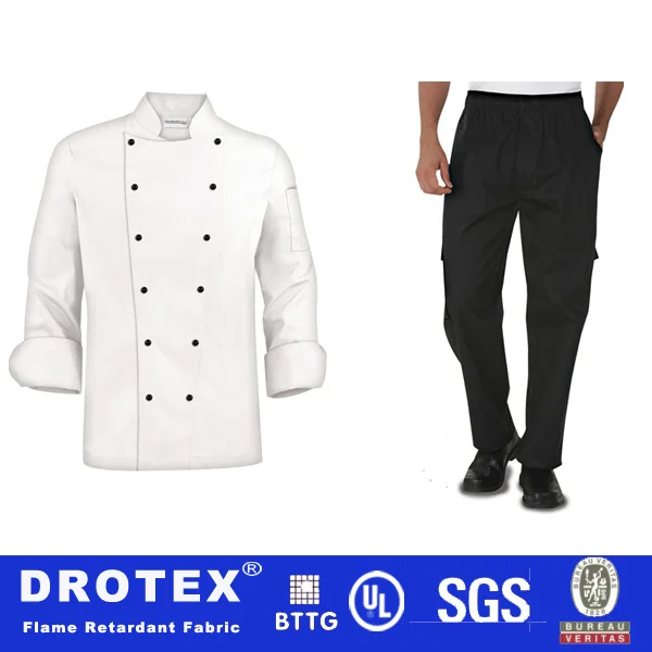 water and stain resistant workwear uniform durable chef jacket