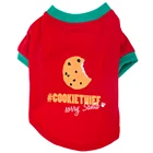 simple and elegant fashion summer dog costume clothes xmas pet t-shirt