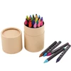 24pcs paper tube Non Toxic color crayon