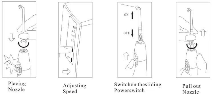 dental water jet oral irrigator