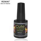 RONIKI Private Label High Quality Matte Effect Top Coat UV Gel