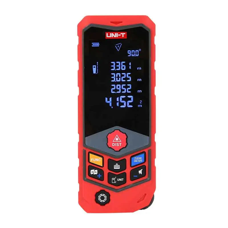 UNI-T LM50D Laser Distance Meter 50m Curvature Measure Rangefinder Range Finder Tester Auto Voice/Audio HD Display
