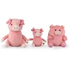 ICTI audited factory plush stuffed pig toy& soft pink pig