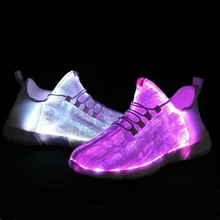 high top hollow pattern shinning sneaker 7 color flashing led shoes