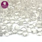 Irregular fire pit rocks glass clear swimming poor glass beads